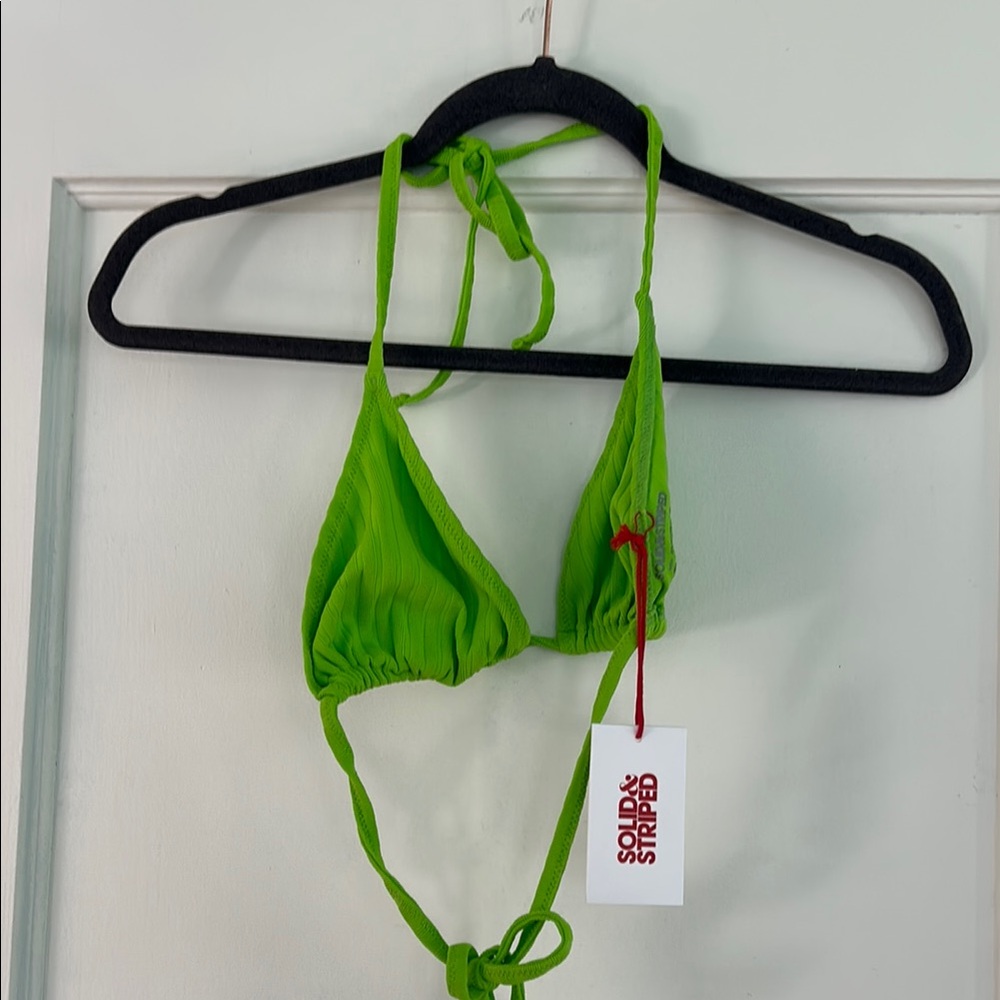 Lime Green Bikini Top